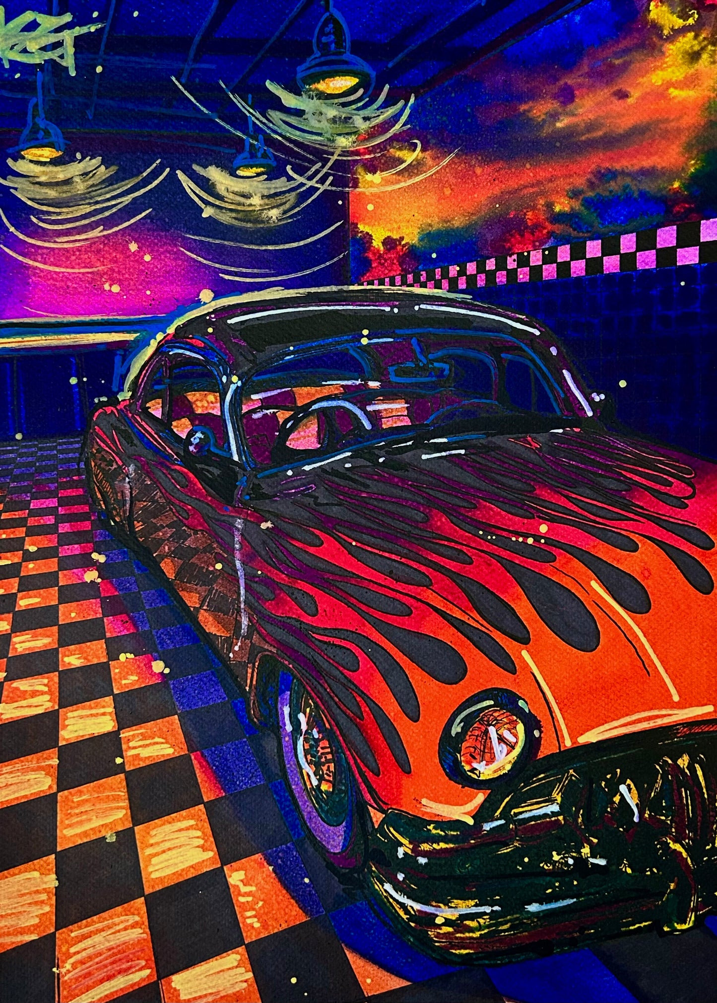 FLAME RIDE PRINT