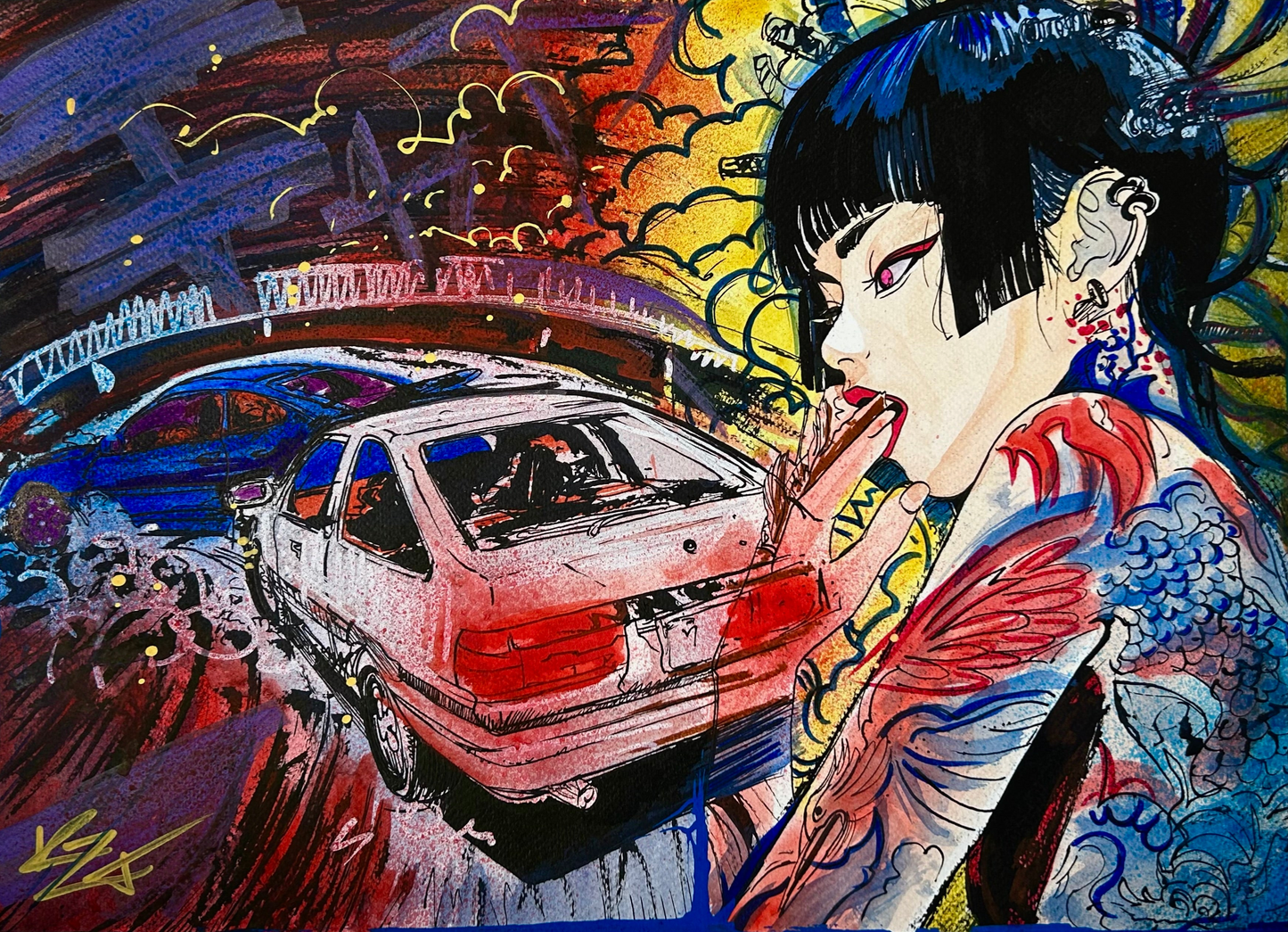 SHIBUYA BURN PRINT