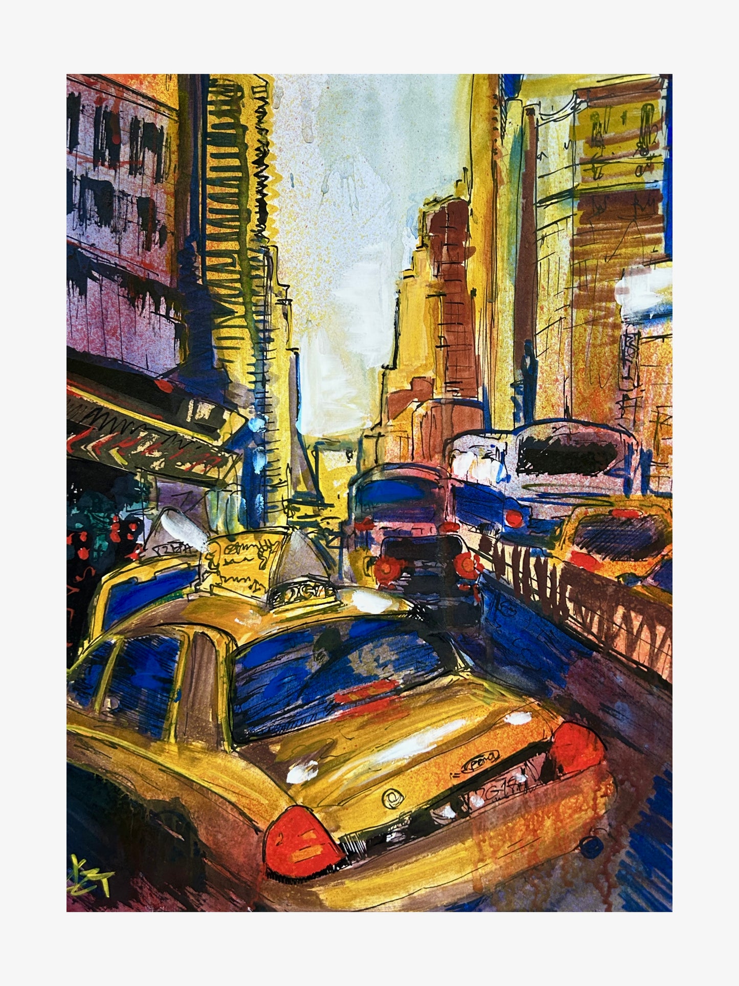 FADING CITY PRINT