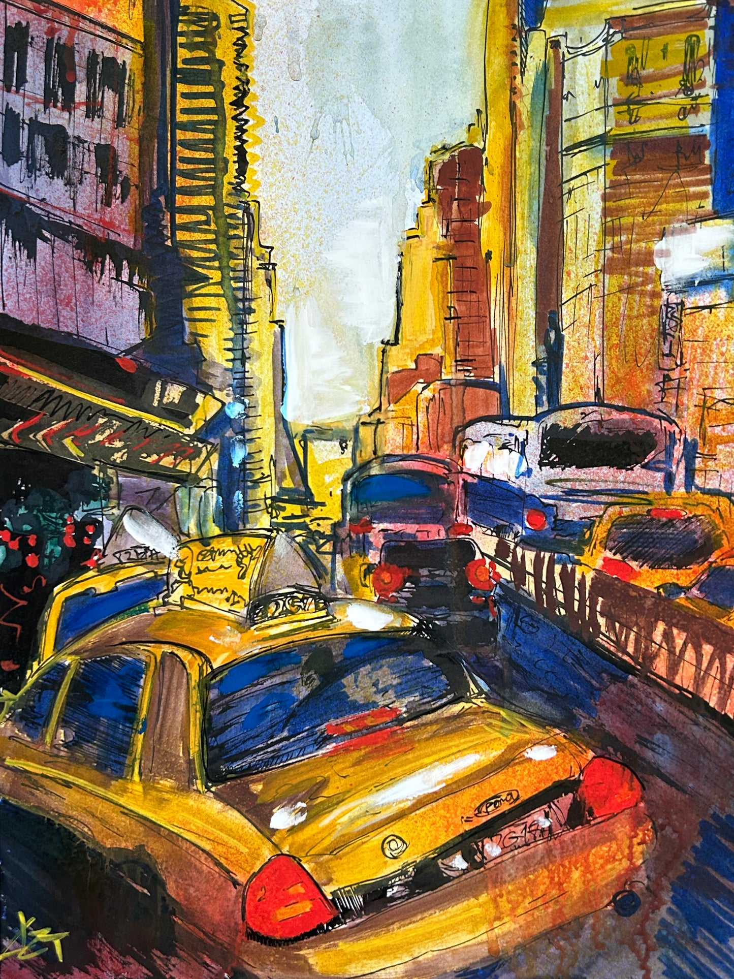 FADING CITY PRINT