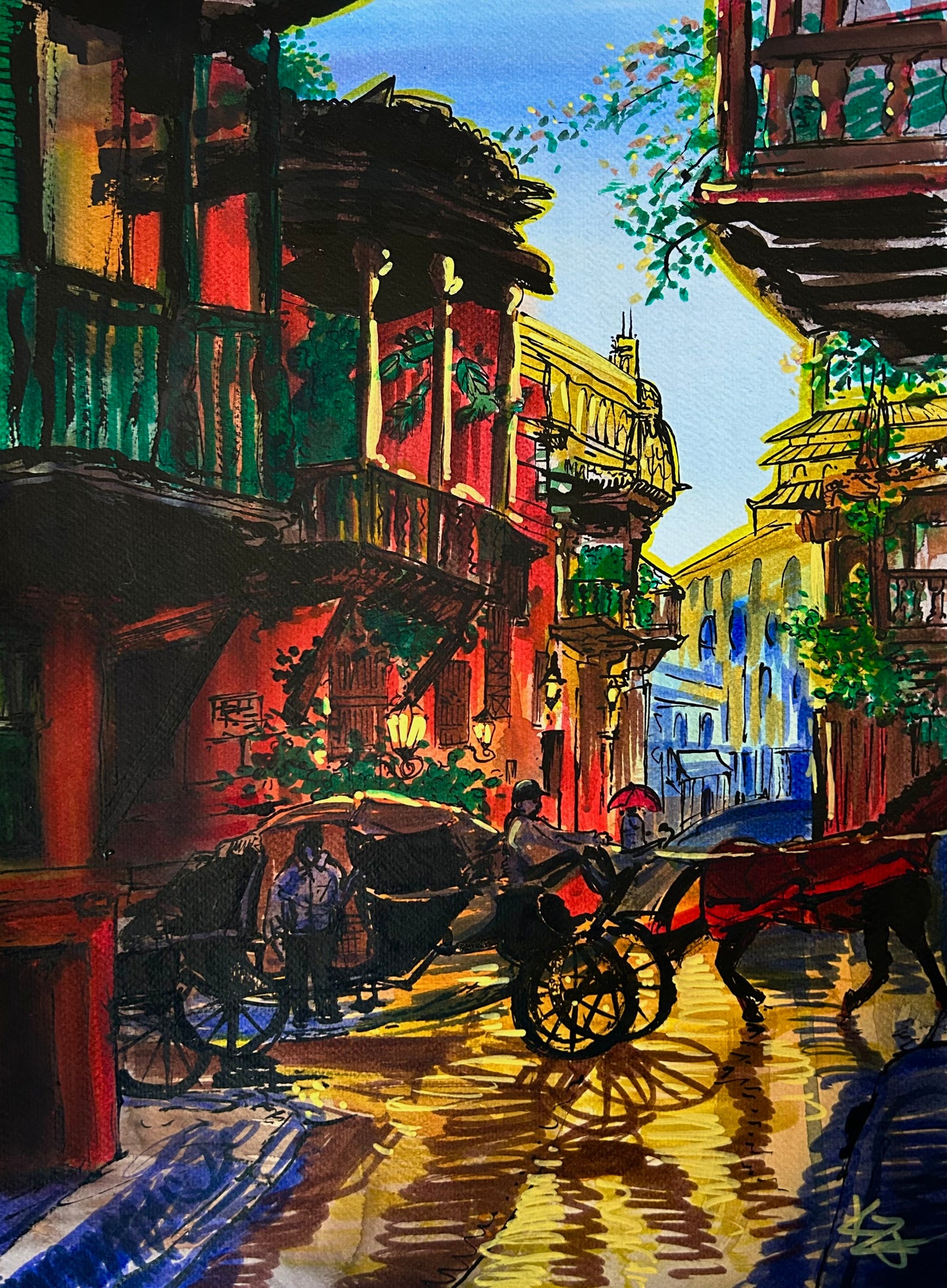GOLDEN PASSAGE PRINT