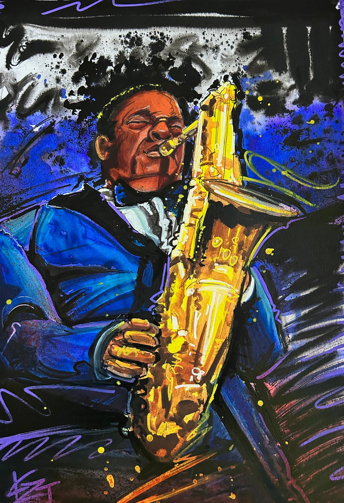 SMOKE&SAX PRINT