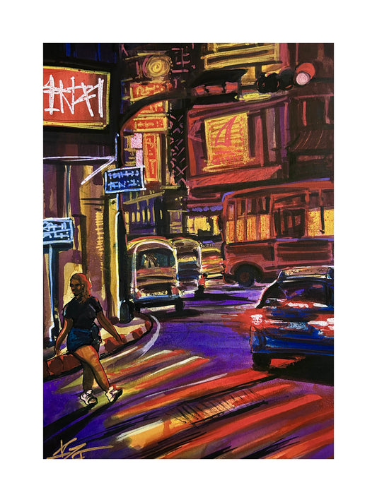 NIGHT WALK PRINT