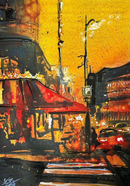 AMBER DUSK PRINT