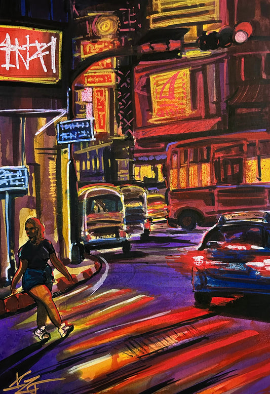 NIGHT WALK PRINT