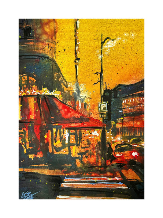 AMBER DUSK PRINT