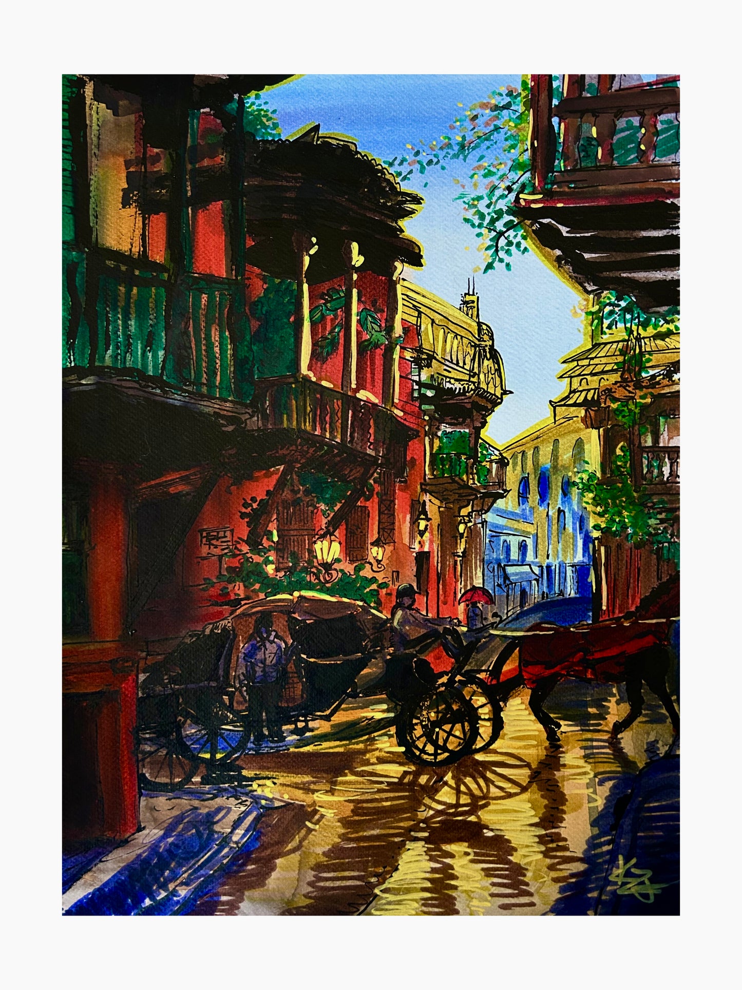 GOLDEN PASSAGE PRINT