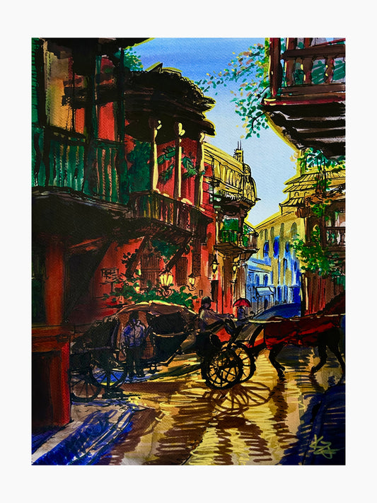 GOLDEN PASSAGE PRINT