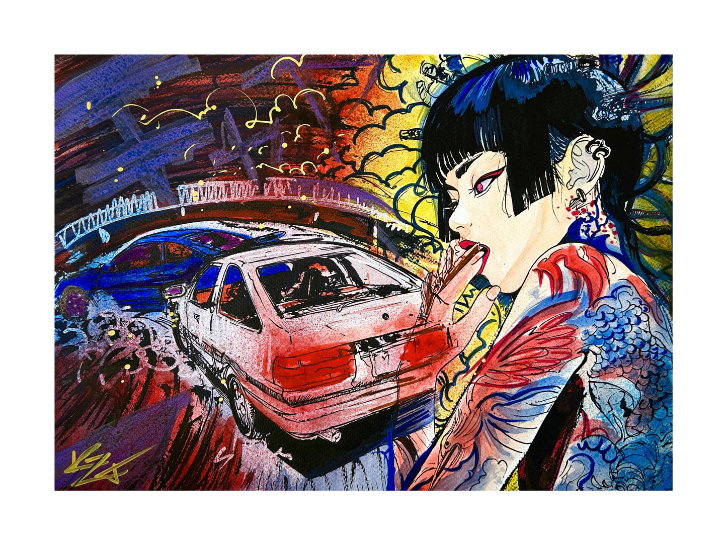 SHIBUYA BURN PRINT